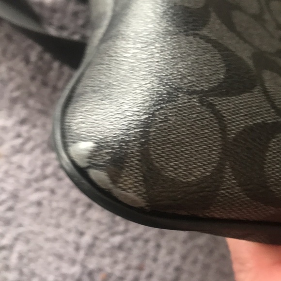 Gotham slim crossbody Coach Purse in Signature Print (Damaged) - Picture 6 of 16